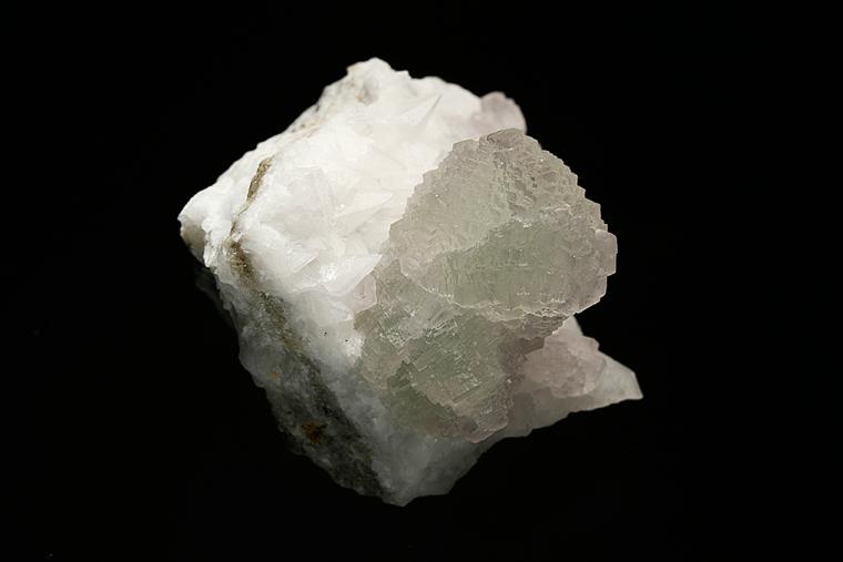 FLUORITE on CALCITE